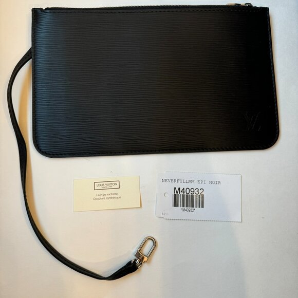 Louis Vuitton Black Epi Leather Neverfull MM Tote - Picture 4 of 7